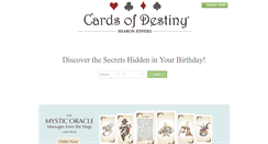 Desktop Screenshot of cardsofdestiny.net